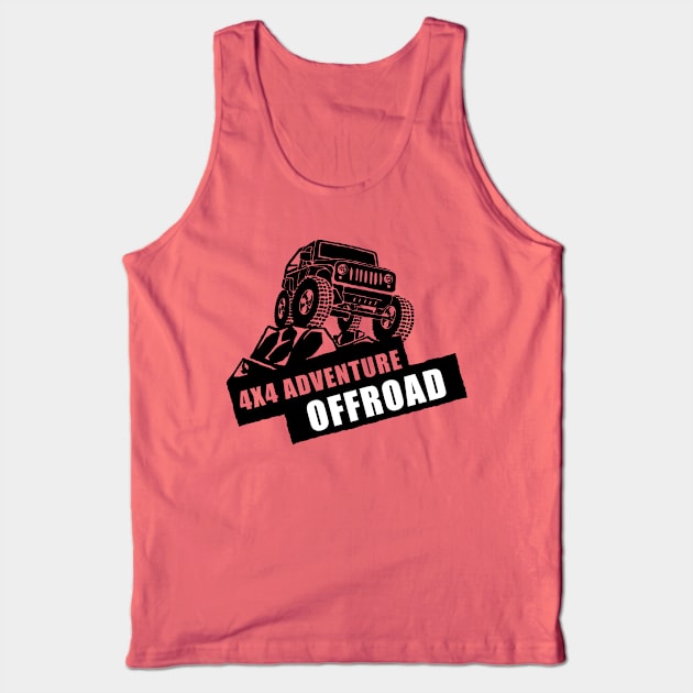 Offroad Adventure Tank Top by RadCoolguy